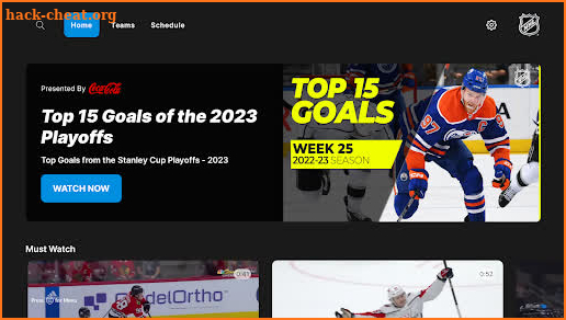 NHL screenshot