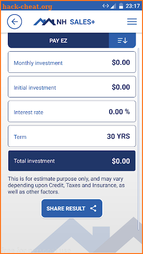 NHSales+ Easy Mortgage Calculator and Training App screenshot