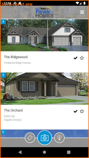 NIBCA Parade of Homes Guide screenshot