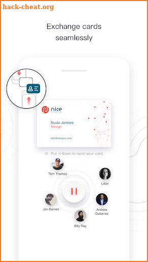 Nice to Meet You Business Card Management screenshot