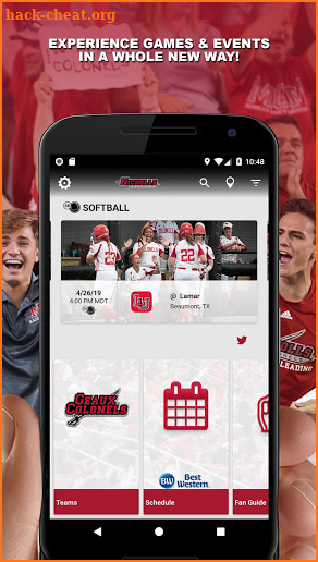 Nicholls Athletics screenshot