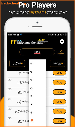 Nickname Generator 2020 ⚡ Nicknames For Free F screenshot