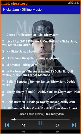 Nicky Jam - Offline Music screenshot