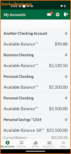 Nicolet Bank Digital screenshot