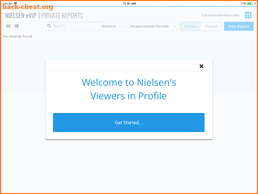 Nielsen eViP screenshot