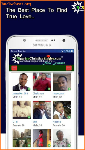 Nigerian Dating App - Nigerian Christian Singles screenshot