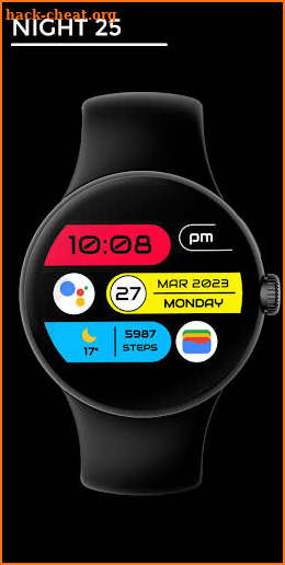 Night 25 - watch face screenshot