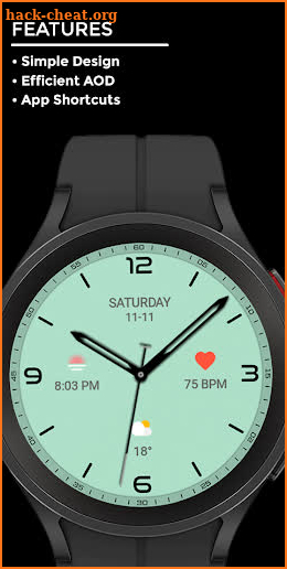 Night 45 - watch face screenshot