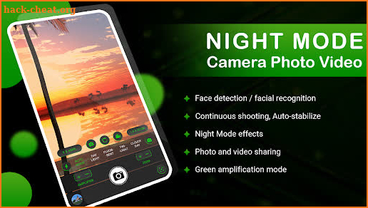 Night Camera Mode Photo Video screenshot