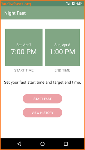 Night Fast - Intermittent Fasting Tracker screenshot