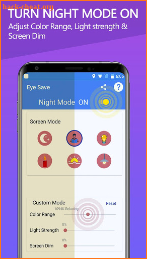 Night Light Eye Caring : Night Mode Protector screenshot