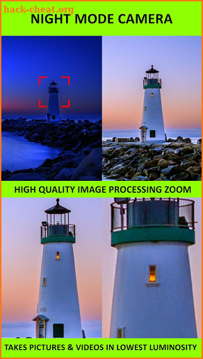 Night Mode Camera HD Zoom Photo and Video Recorder screenshot