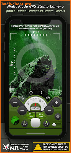 Night Mode GPS Stamp Camera screenshot