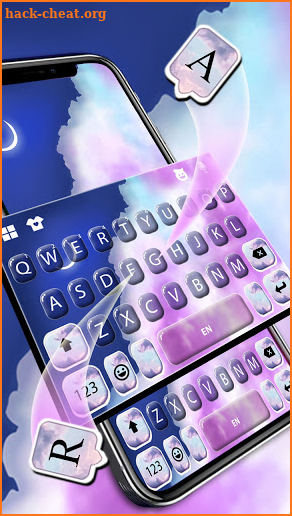 Night Sky Keyboard Background screenshot