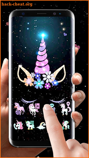 Night Star Unicorn Launcher Theme Live Wallpapers screenshot