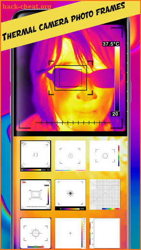 Night Vision Thermal Camera Simulated screenshot