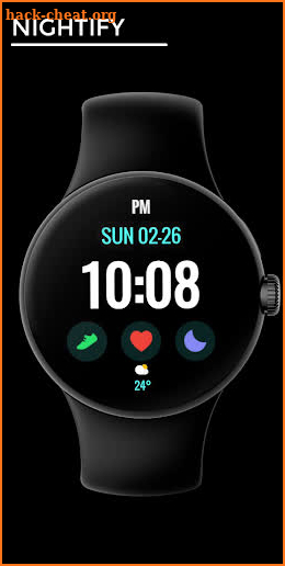 Nightify - watch face screenshot