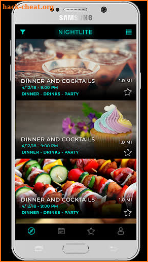 Nightlite Events screenshot