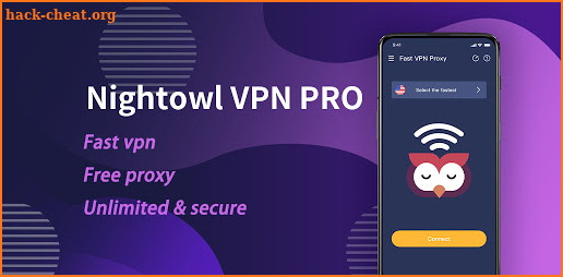 NightOwl VPN PRO - Fast , Free, Unlimited, Secure screenshot