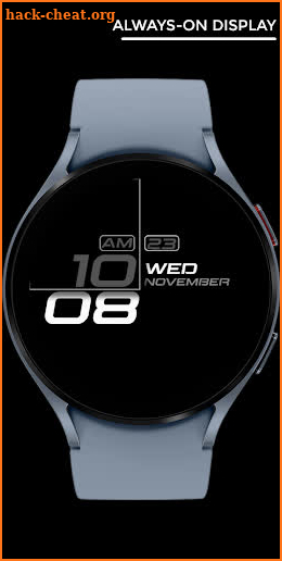 Nighty Digital 04 - watch face screenshot