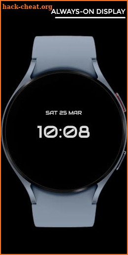 Nighty Digital 08 - watch face screenshot