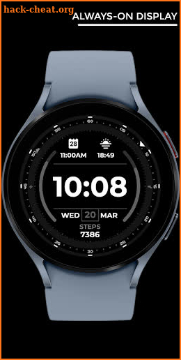 Nighty Digital 27 - watch face screenshot