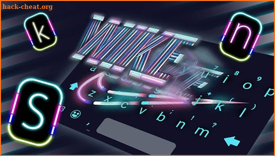 Nike Neon Club Sneaker keyboard screenshot