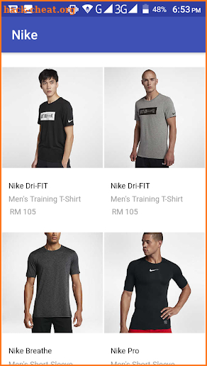 Nike Online Shopping screenshot