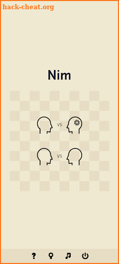 Nim mathematical strategy game screenshot