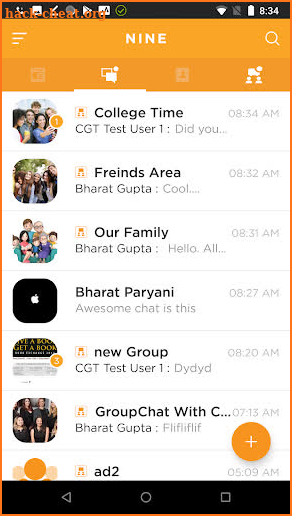 Nine -  A networking app for Sai University Alumni screenshot