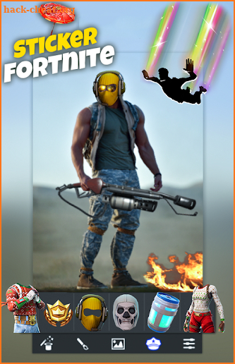 Ninja Fortnite Sticker - Photo Editor screenshot