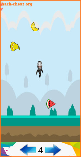 Ninja fruit counting screenshot