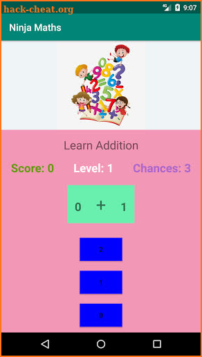 Ninja Math screenshot