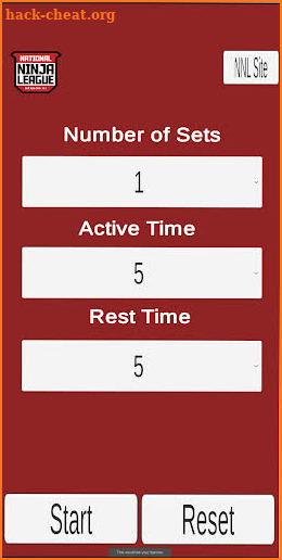 Ninja Training Timer screenshot