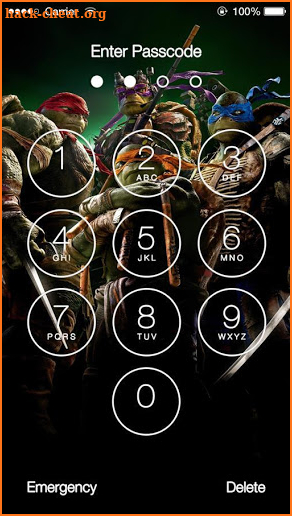 Ninja Turtles HD Lock Screen screenshot