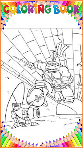 Ninja Turtles Legends Coloring page by fans screenshot