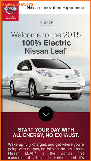 Nissan Innovation Experience screenshot