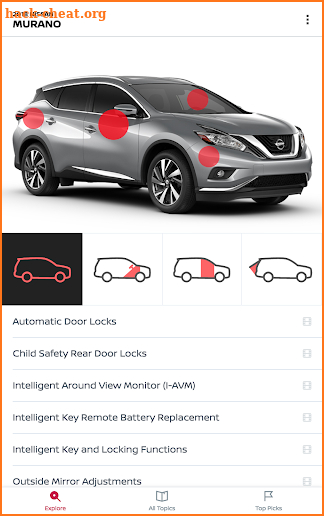 Nissan Quick Guide screenshot