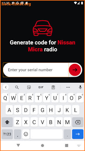 Nissan radio code unlock screenshot