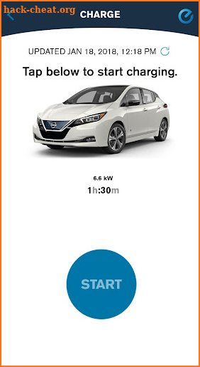 NissanConnect® EV & Services screenshot