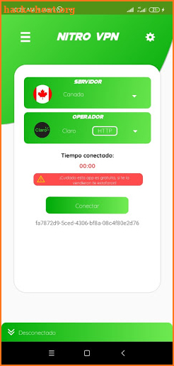 NitroVPN screenshot