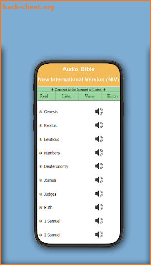 Niv Bible Free App - on audio screenshot