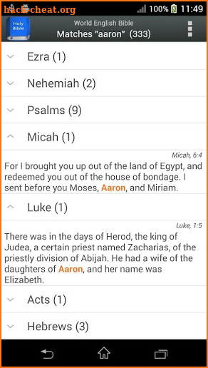 NIV The Holy Bible History Offline Version Free screenshot