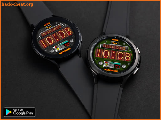 NIXIE GAS Digital 2 Watchface screenshot