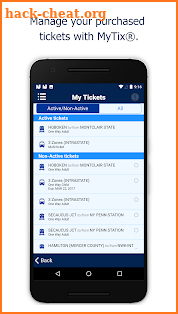 NJ TRANSIT Mobile App screenshot