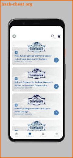 NJCAA Network mobile app screenshot