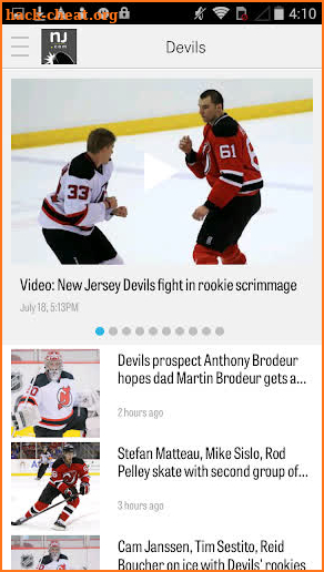 NJ.com: New Jersey Devils News screenshot