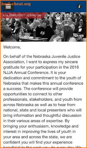 NJJA 2019 Conference screenshot