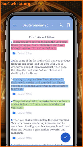 NKJV Bible offline app screenshot