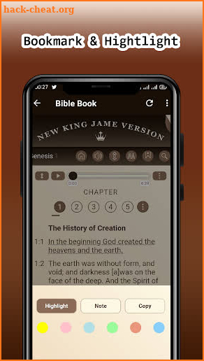 NKJV Bible On Audio Book Bibl screenshot